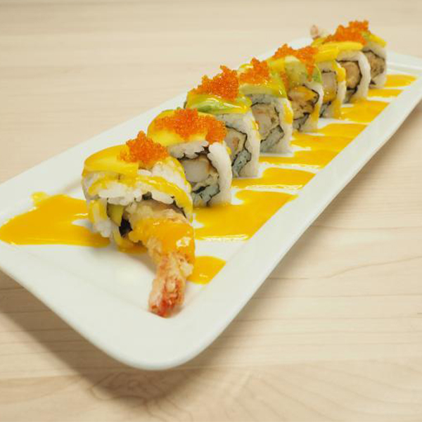 Ebi Tempura Mango Roll