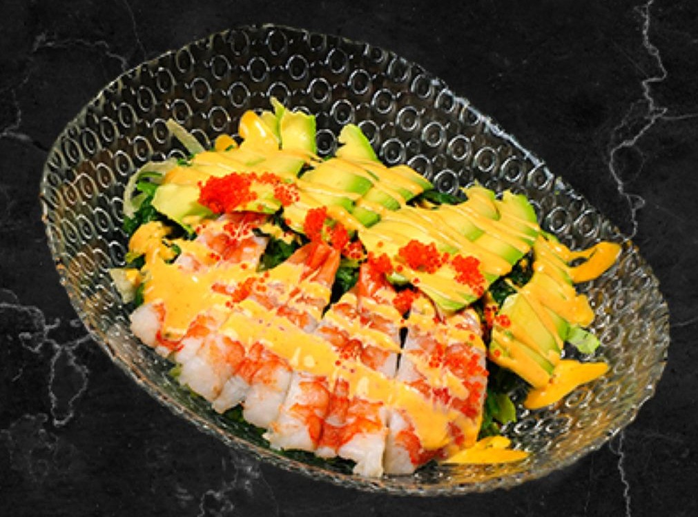 Ensalada de gambas