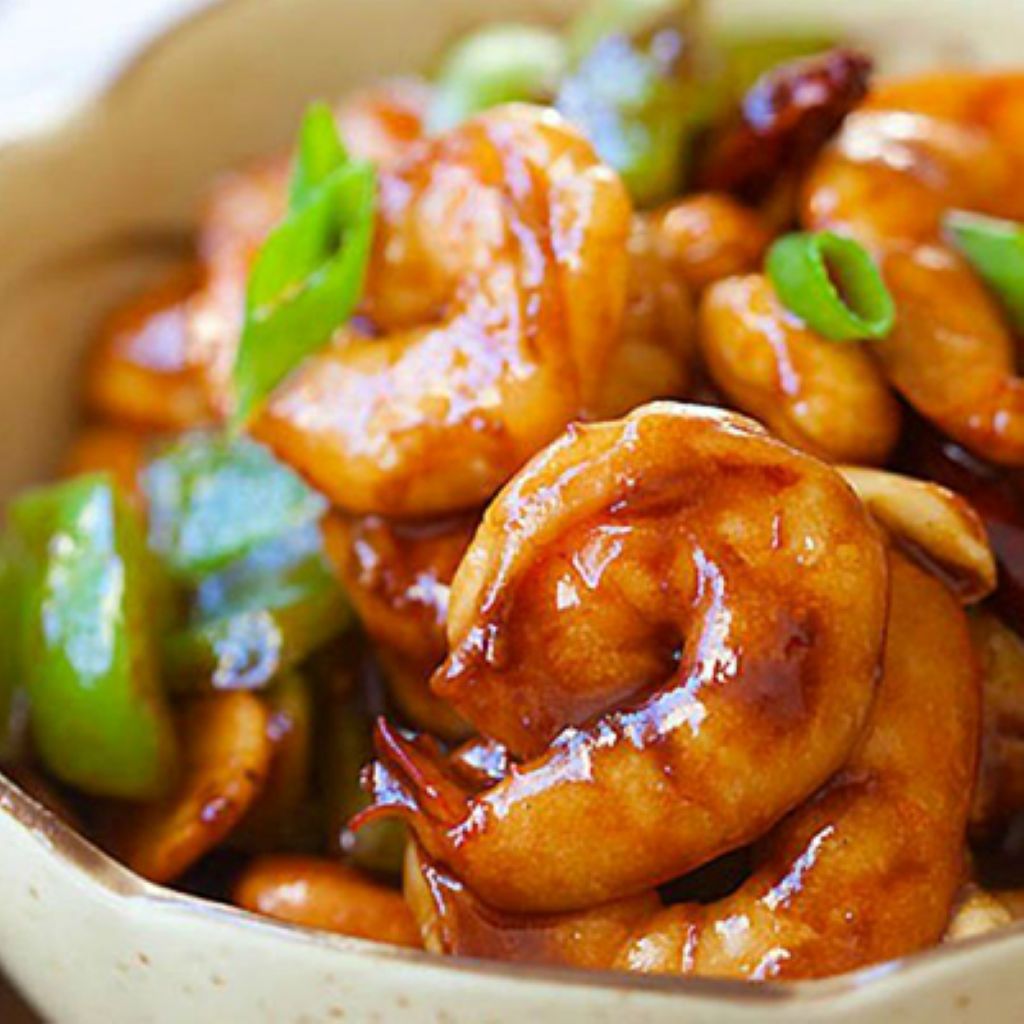 Gambas agridulce